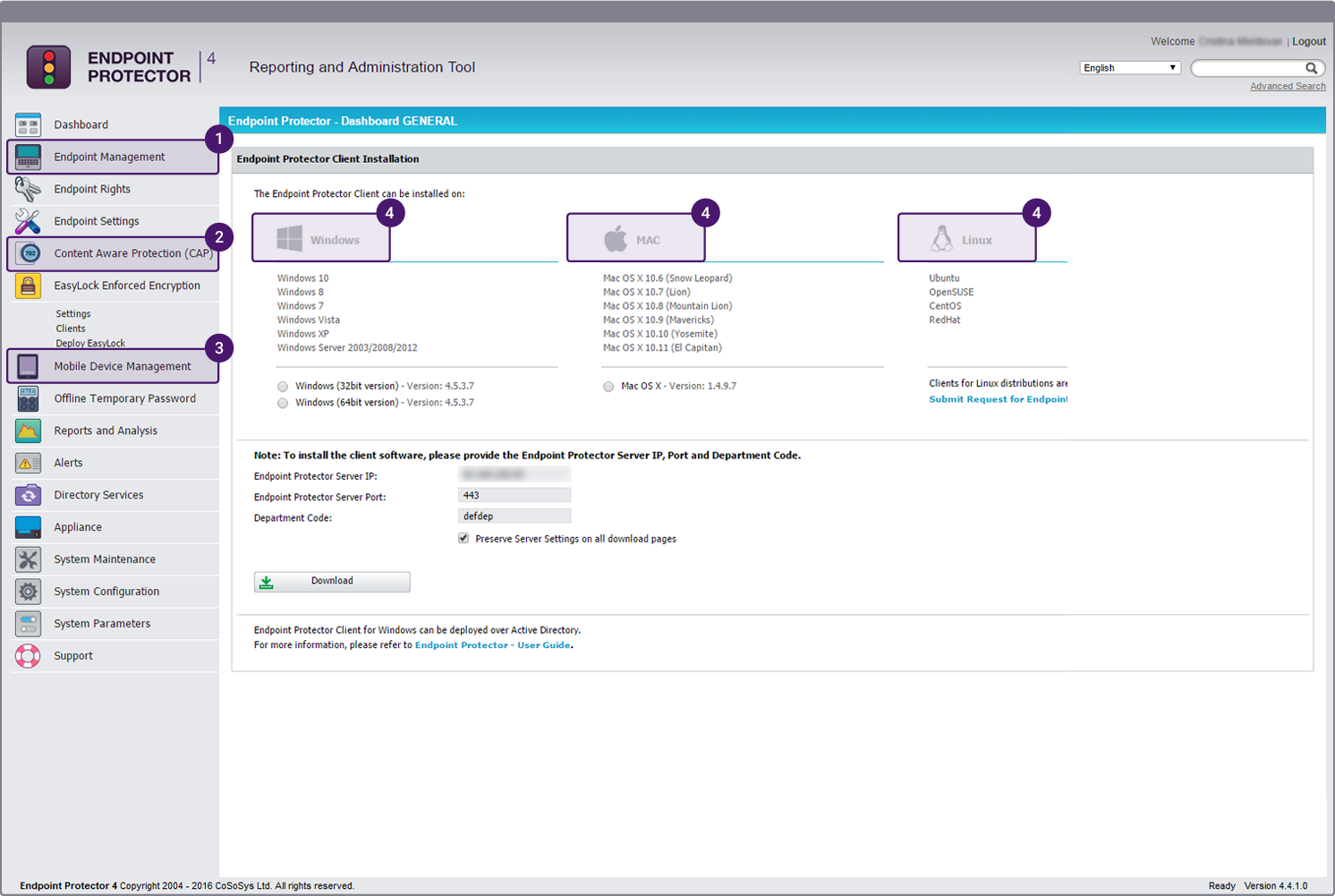 Endpoint Protector Highlights