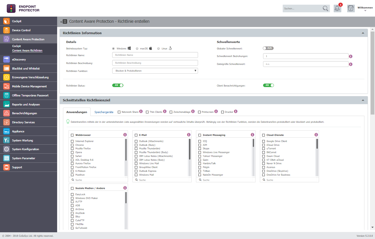 Endpoint Protector - Content Aware Protection