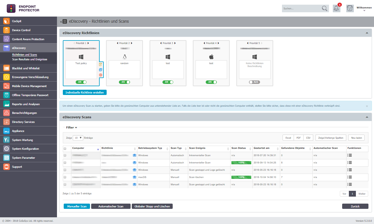 Endpoint Protector - eDiscovery
